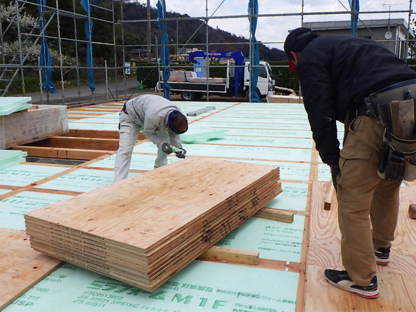 うたたね建築デザイン室
新築
土台敷き
基礎工事